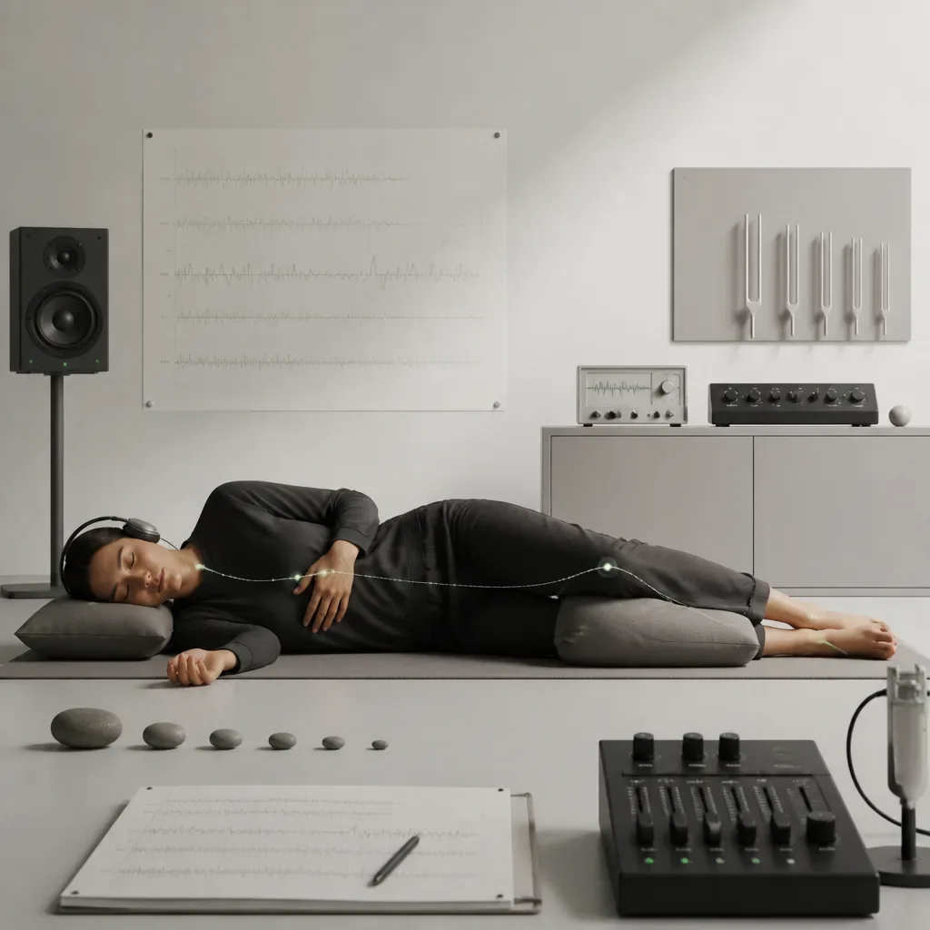 Side-lying yoga nidra body scan at night